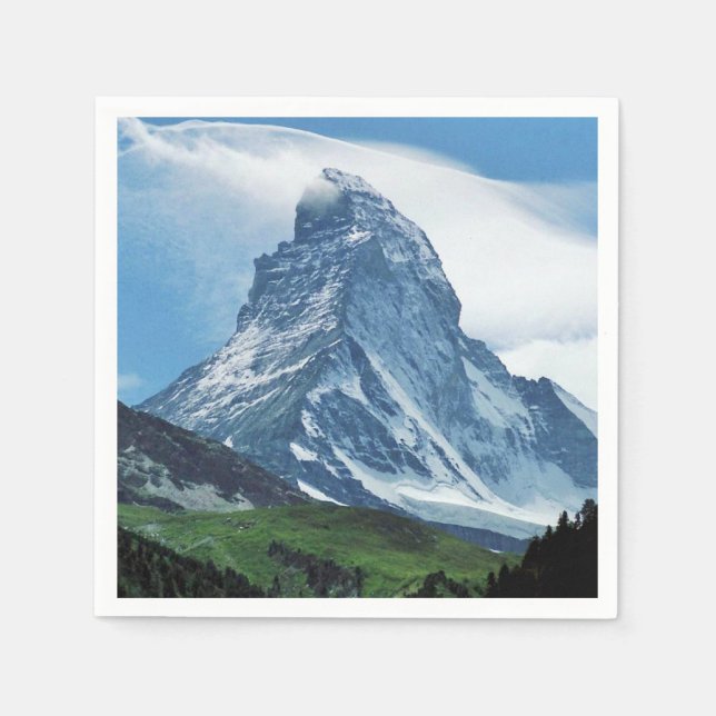 Matterhorn, Alps Napkins (Front)