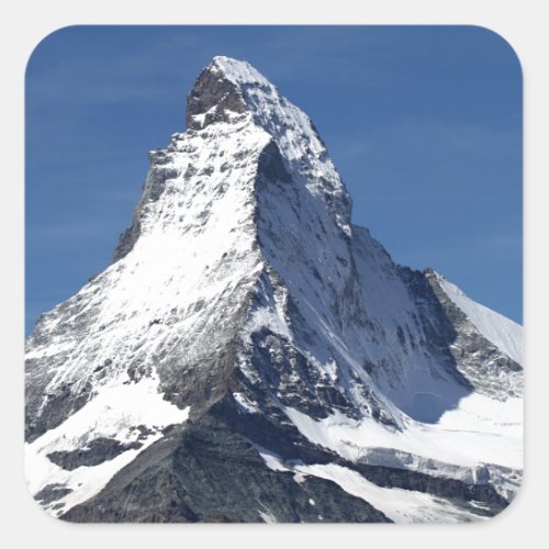 Matterhorn Alps Square Sticker
