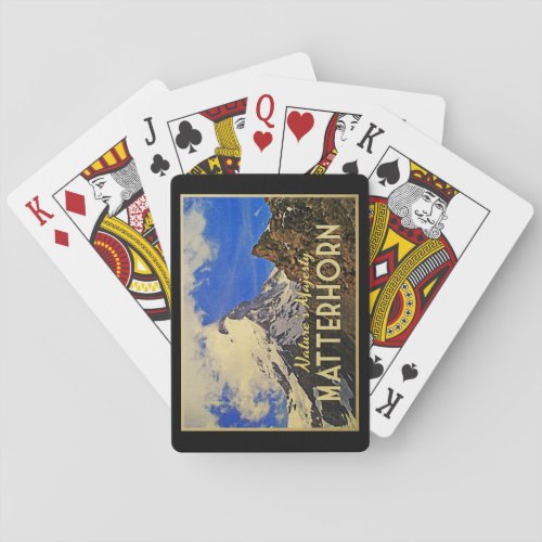 Matterhorn Alps Vintage Poker Cards