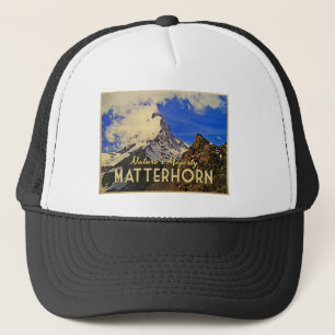 Matterhorn Alps Vintage Trucker Hat