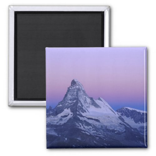 Matterhorn at dawn Zermatt Swiss Alps Magnet