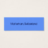 Matterhorn bookmark (Back)