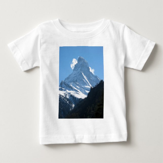 Matterhorn, Highest Swiss mountain Baby T-Shirt (Front)