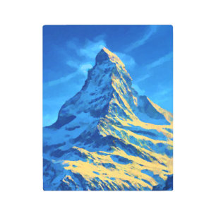Matterhorn in Zermatt Metal Print