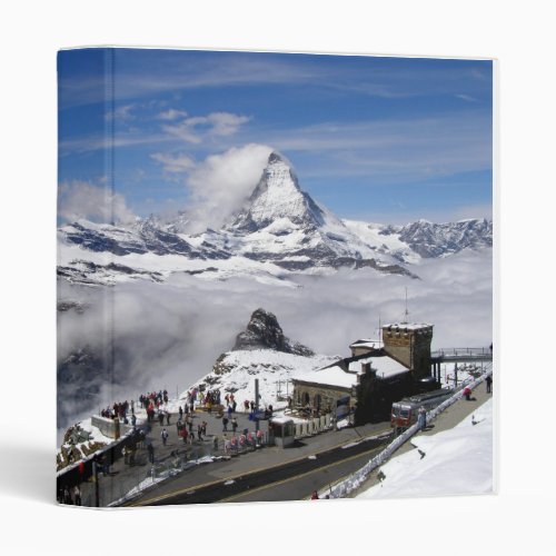 Matterhorn mountain and Gornergrat station Binder