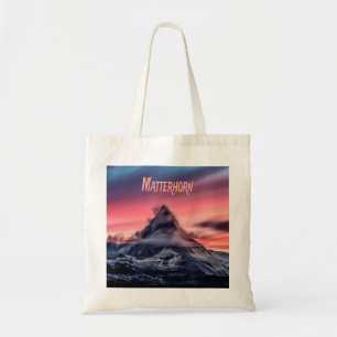Matterhorn Mountain Europe Alps Switzerland Italy Tote Bag