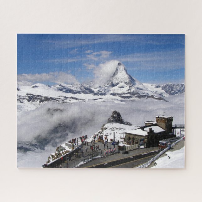 Matterhorn mountain in Switzerland Jigsaw Puzzle (Horizontal)