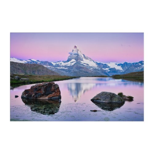 Matterhorn mountain in Zermatt Switzerland Acrylic Print