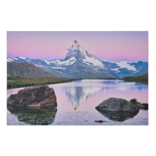 Matterhorn mountain in Zermatt, Switzerland Faux Canvas Print