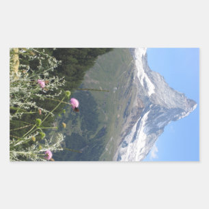 Matterhorn Mountain photo Rectangular Sticker