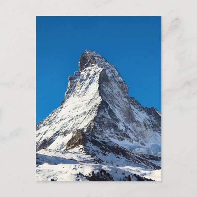 Matterhorn photo postcard (Front)