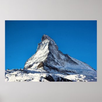Matterhorn Photo Poster by Amazing_Posters at Zazzle