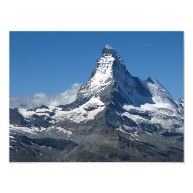 Matterhorn Photo Print Swiss Alps (Front)