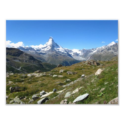 Matterhorn Swiss Alps Zermatt Photo Print