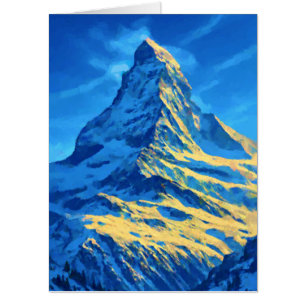 Matterhorn Switzerland Alps Card