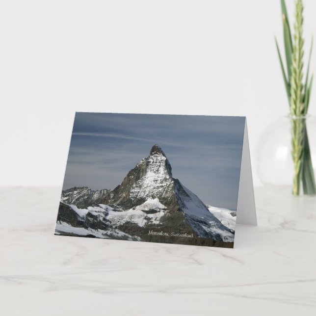 Matterhorn, Switzerland Holiday Card (Front)