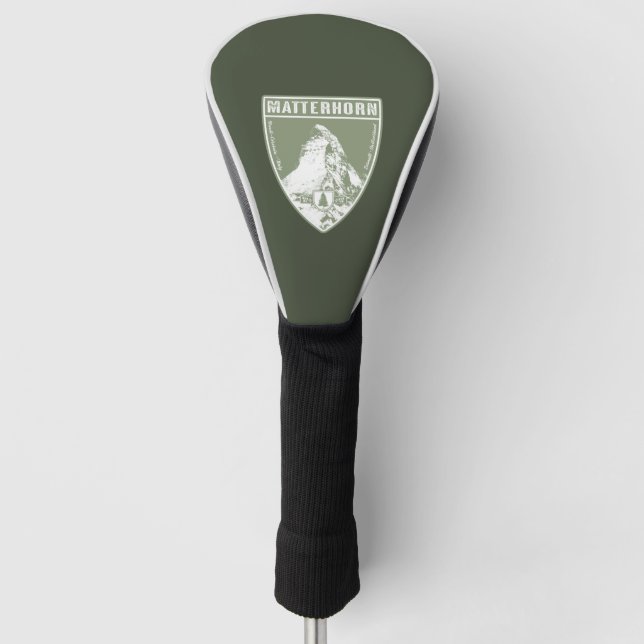 Matterhorn Switzerland Italy Golf Head Cover (Front)