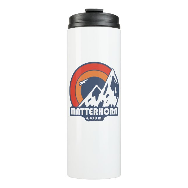 Matterhorn Switzerland Sun Eagle Thermal Tumbler (Front)