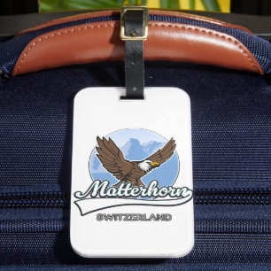 Matterhorn Switzerland travel logo Luggage Tag