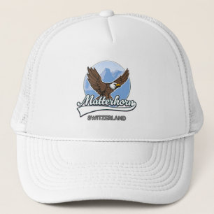 Matterhorn Switzerland travel logo Trucker Hat