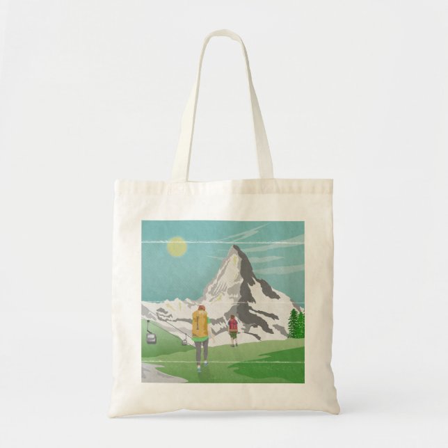 matterhorn travel poster Switzerland Tote Bag (Front)