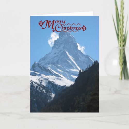 Matterhorn Zermatt Holiday Card