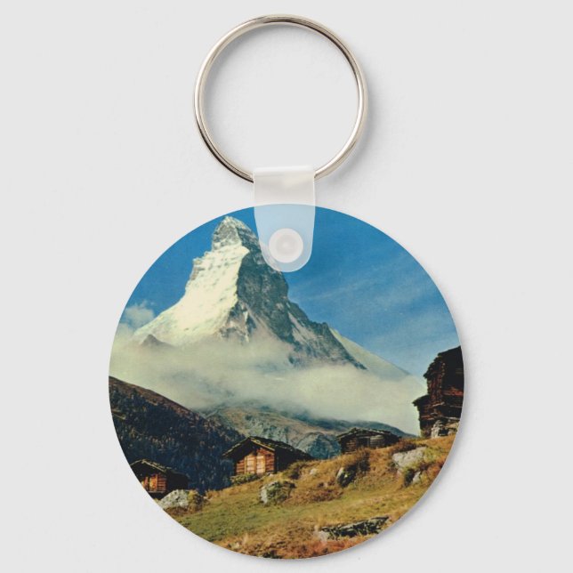 Matterhorn, Zermatt, Switzerland Keychain (Front)