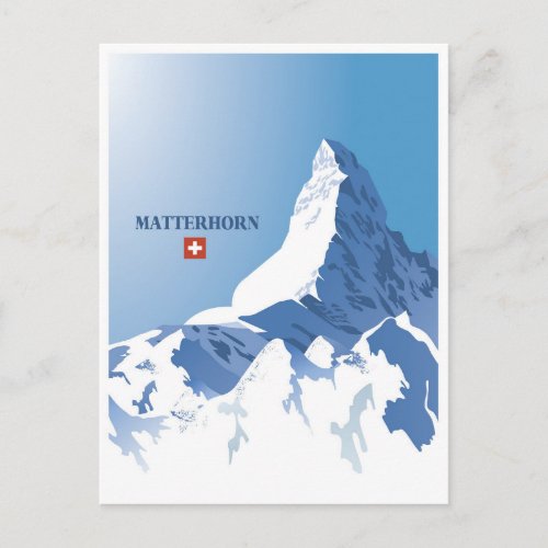 MatterhornZermattSwitzerlandSki Postcard