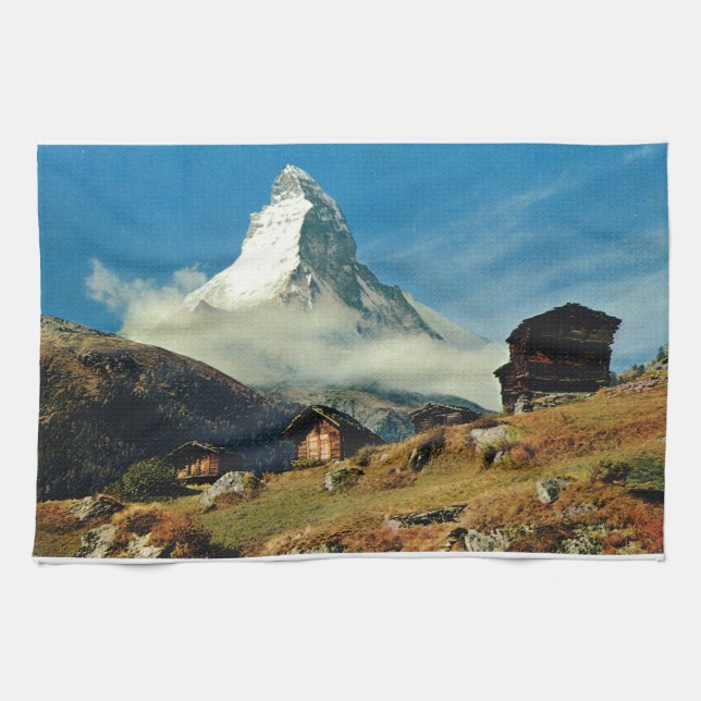 Matterhorn, Zermatt, Switzerland Towel (Horizontal)