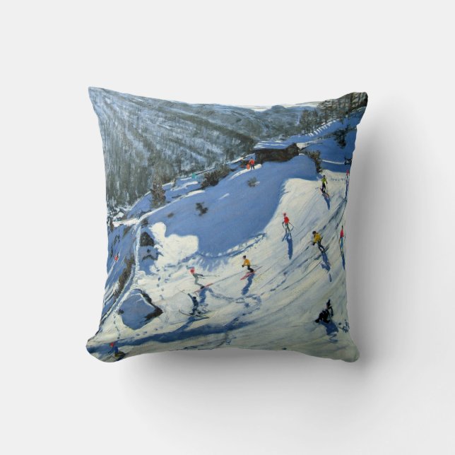 Matterhorn Zermatt Throw Pillow (Front)