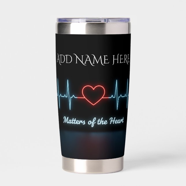 Matters of the Heart -Medical 20 oz Insulated Tumbler (Front)