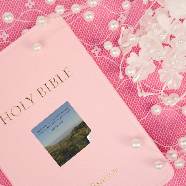 Matthew 11:28 Sticker – Desert Faith Collection (Creator Uploaded)