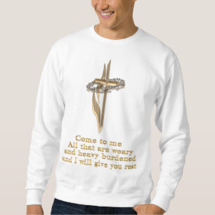 Matthew 11:28 sweatshirt