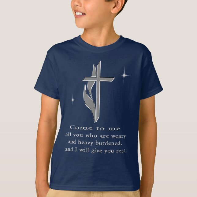 Matthew 11:28 t-shirt (Front)