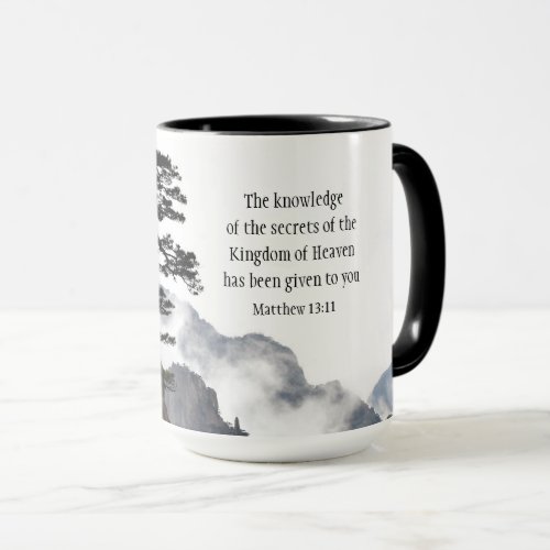 Matthew 1311 Secrets of the Kingdom of Heaven Mug