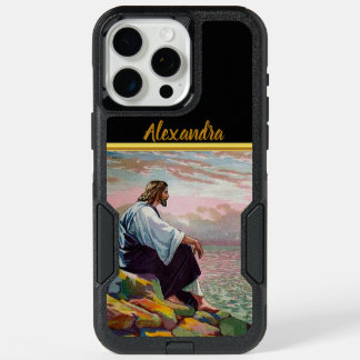 Matthew 14:22-23 Jesus Prays by Himself sea 12 iPhone 15 Pro Max Case