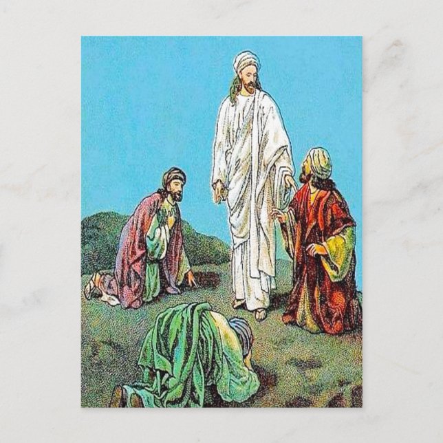 Matthew 17:1-9 This Is My Beloved Son postcard (Front)