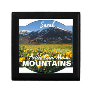 Matthew 17:20 Faith Can Move Mountains Custom Gift Box