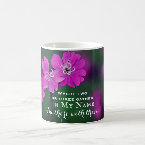 Matthew 1820 Two or Three Gather in My Name Coffee Mug