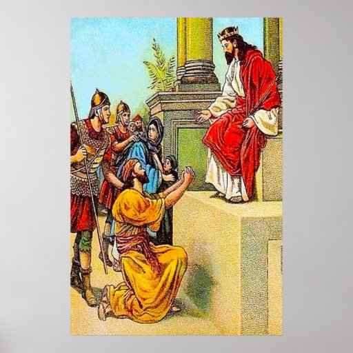 Matthew 18:21-35 The Unforgiving Servant Poster | Zazzle