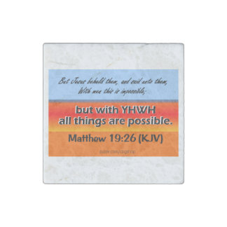 Matthew 19:26 Magnet