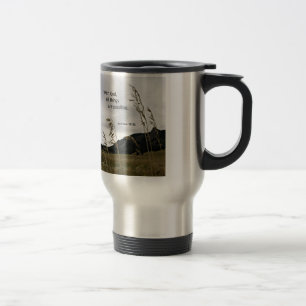 Matthew 19:26 With God, all things are possible Travel Mug