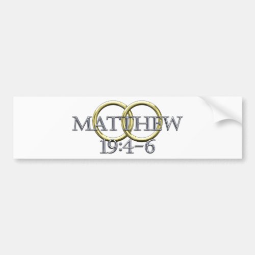 Matthew 194_6 bumper sticker