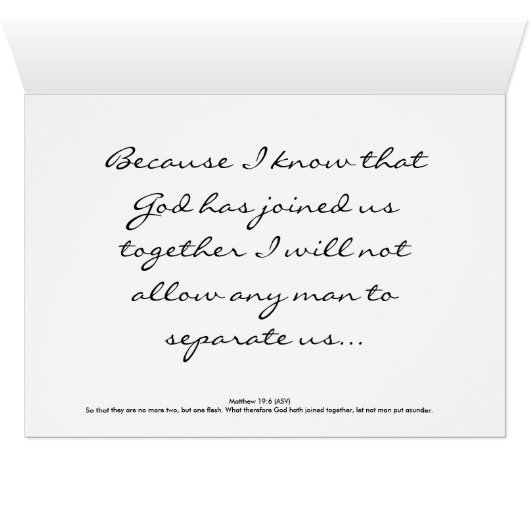 Matthew 19:6 (Inside Horizontal (Bottom))