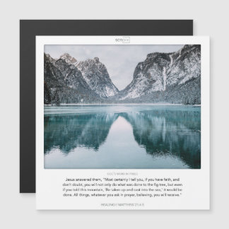 Matthew 21:4-5 HEALING SCRIPIX magnetic card