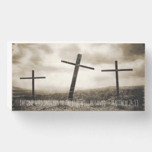 MATTHEW 24:13 Wood Box Art