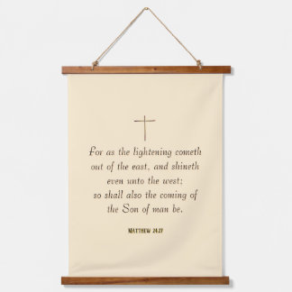 MATTHEW 24:27 “For as the lightning cometh…” Hanging Tapestry