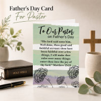 Matthew 25:21 Pastor Appreciation Father's Day