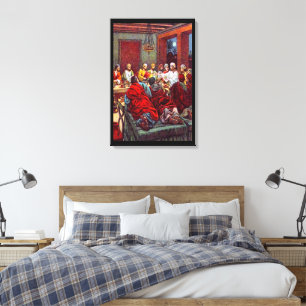 Matthew 26:17-25 The Last Passover Canvas Print