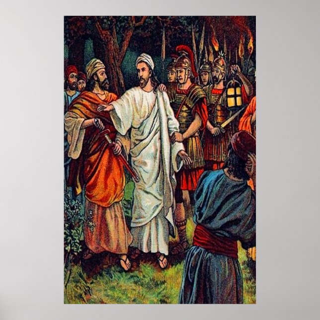 Matthew 26:51-56A Man's Ear Is Cut Off poster (Front)